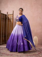 Blue & Purple Chaniya Choli